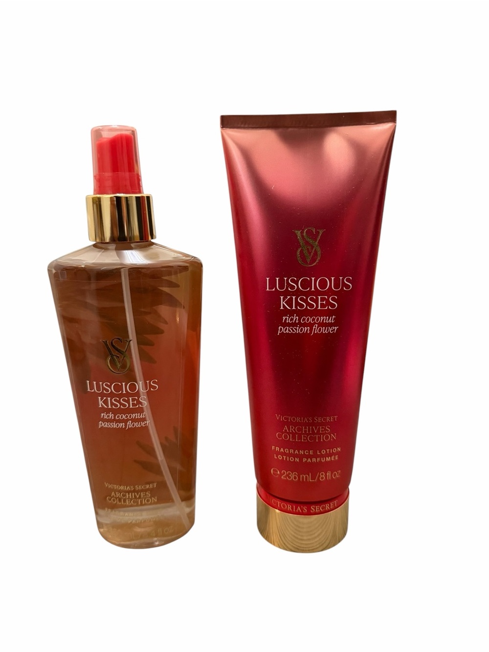 Victoria's Secret Luscious Kisses Fragrance Mist & Lotion Set